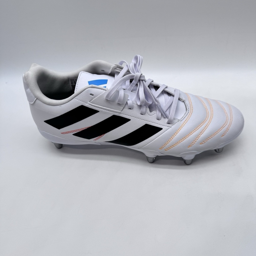 Adidas Kakari Elite SG Rugby Cleats Men's 12.5 White Soft Ground JP8800 New